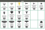 NV Van Clips & Fasteners Quik-Select II