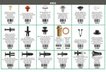 Sprinter Van Clips & Fasteners Quik Select II