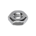 #6-32 Hex Machine Screw Nut, Zinc