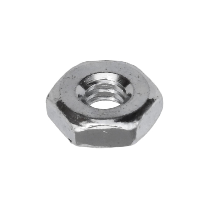 #6-32 Hex Machine Screw Nut, Zinc