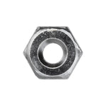 #6-32 Hex Machine Screw Nut, Zinc