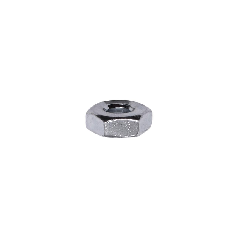 #8-32 Hex Machine Screw Nut, Zinc