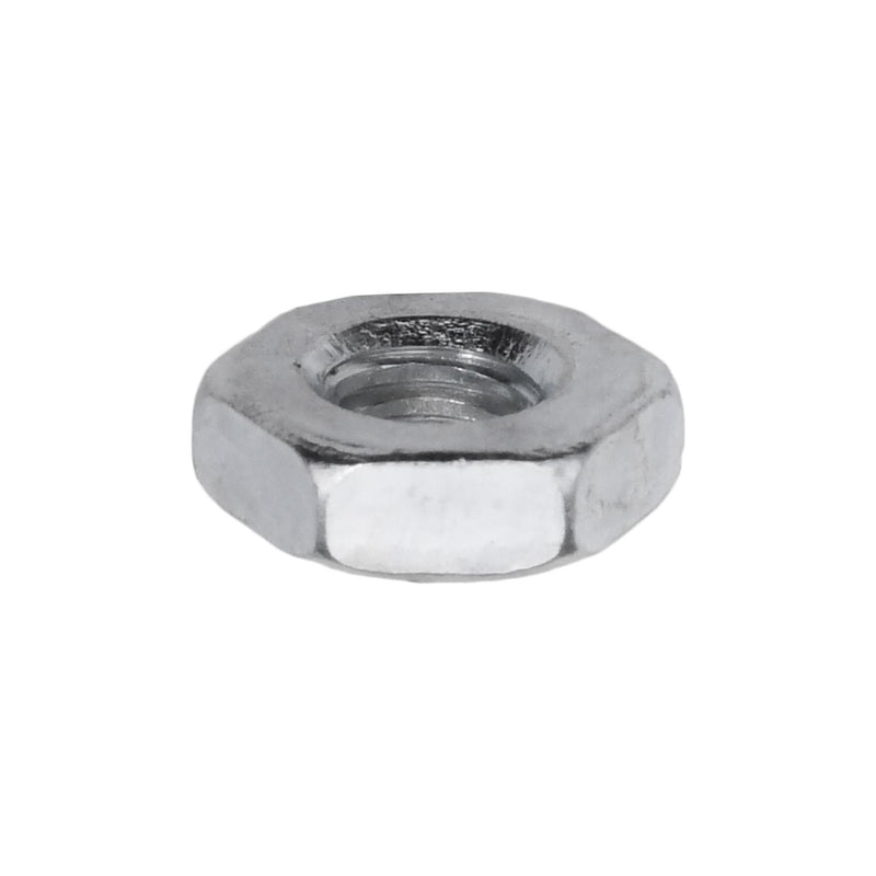 #10-32 Hex Machine Screw Nut, Zinc