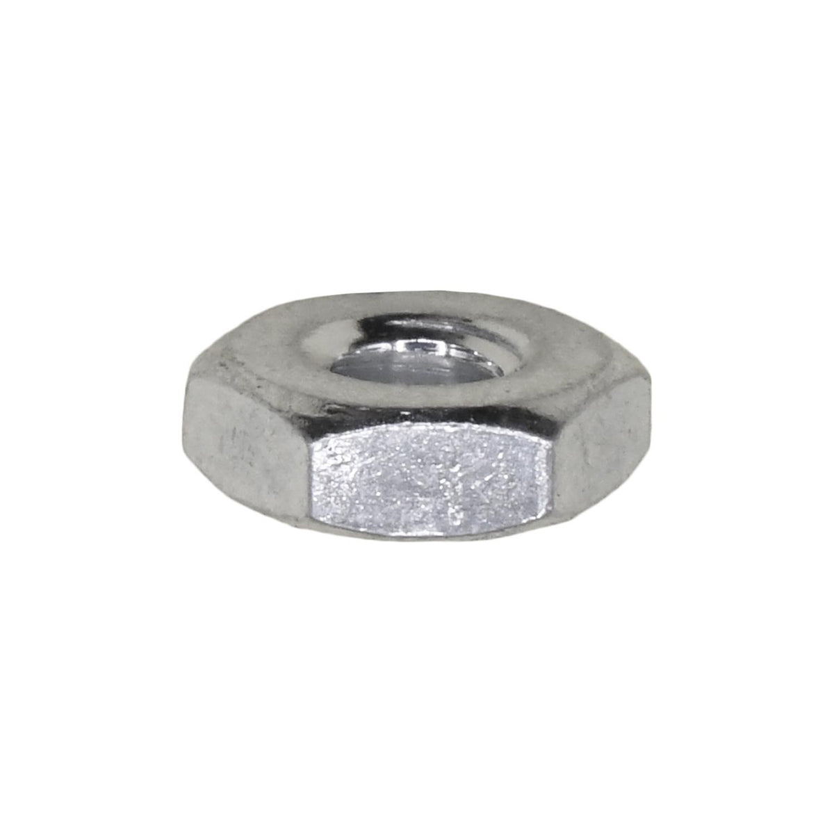 #10-24 Hex Machine Screw Nut, Zinc