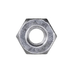 #10-24 Hex Machine Screw Nut, Zinc