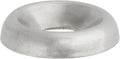 #6 Brass Countersunk Finishing Washer Nickel On, 11/64" ID, 7/16" OD