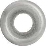 #6 Brass Countersunk Finishing Washer Nickel On, 11/64" ID, 7/16" OD