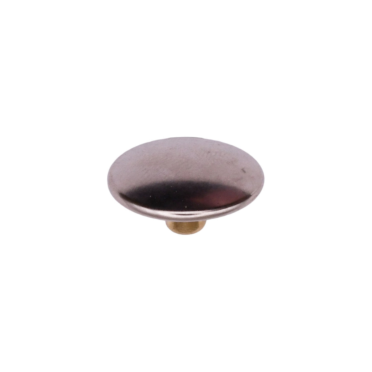 11/64" Brass Nickel On Snap Fastener Button Cap
