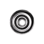 1/4" Brass Nickel On Snap Eyelet Fasteners Barrel