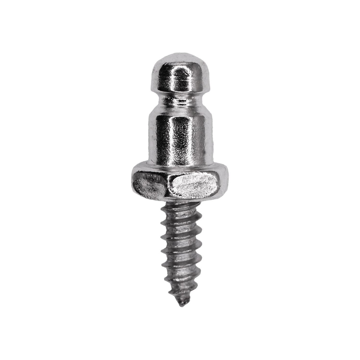 #7x1/2"x1/2" Nickel On Wood Screw Stud Fastener