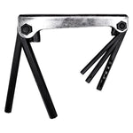 3/16" Fold Up Hex Key Set, Large Extra Long Through Keys