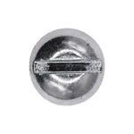 1/4"-20x1/2" Slotted Round Head Machine Screw, Zinc Chromate