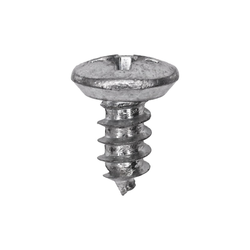 #12x1/2" Phillips Oval Head Tapping Screw, Type A/AB, Zinc
