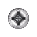 #12x1/2" Phillips Oval Head Tapping Screw, Type A/AB, Zinc