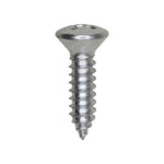 #14x1" Phillips Oval Head Tapping Screw, Type A/AB, Zinc