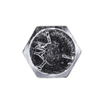 3/8"-16x4-1/2" Hex Head Grade 5 Cap Screw, Zinc Chromate