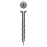 #8 Strong-Point Flat Head 8 x 1-1/2, PH, Plain and Lubed