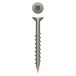 #8 Strong-Point Flat Head 8 x 2, SQ, Plain and Lubed
