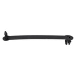 1/4"x2-3/4" Black Nylon Harness Strap Strap, Long For Hole In Metal