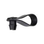 1/4"x2-3/4" Charcoal Nylon Harness Strap Strap, Long For Hole In Metal
