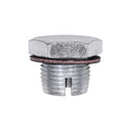3/4"-16 Single Oversize Drain Plugs with Gaskets, Zinc