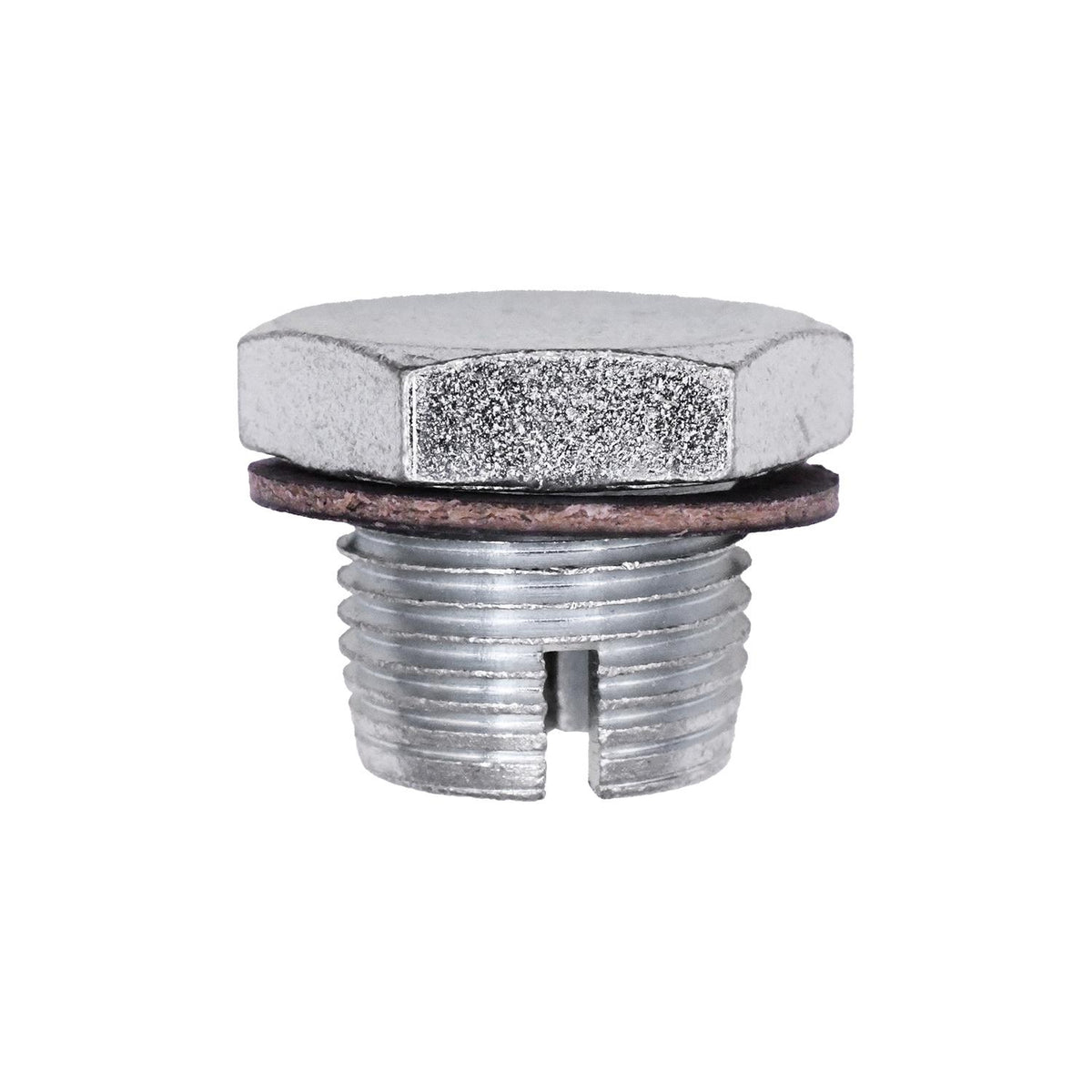 3/4"-16 Single Oversize Drain Plugs with Gaskets, Zinc