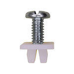 1/4"-20 Nylon Nut And Screw Assembly S, Zinc Chromate
