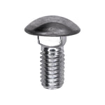 7/16"-14x1" Round Head Stainless Steel Capped Bumper Bolt, Zinc