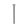 #6-32x1-1/2" Slotted Round Head Machine Screw, Zinc Chromate