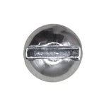 #6-32x1-1/2" Slotted Round Head Machine Screw, Zinc Chromate