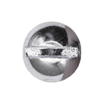 #10-24x2" Slotted Round Head Machine Screw, Zinc Chromate