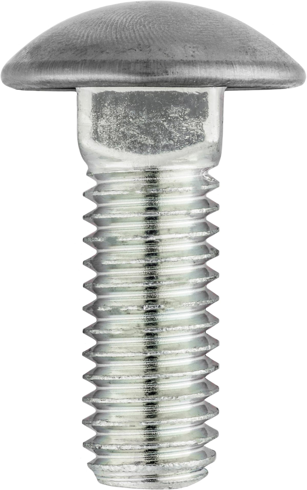 7/16"-14x7/8" Round Head Bumper Bolt Stainless Steel Cap, Zinc