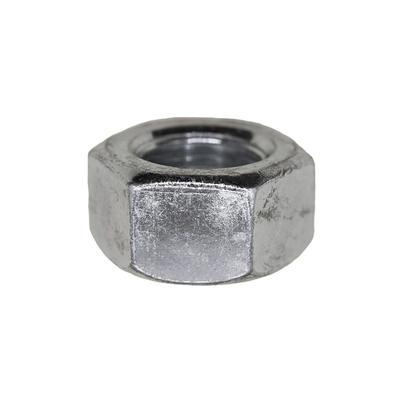 9/16"-18 Sae Finished Hex Nut, Zinc