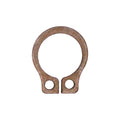 1/4" External Retaining Rings, Zinc