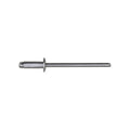 1/8"x5/16" Silver Dome Head Pan-L-Rivets, 1/8"-3/16" Grip, Steel Body, Steel Mandrel
