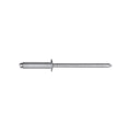 1/8"x1/2" Silver Dome Head Pan-L-Rivets, 5/16"-3/8" Grip, Steel Body, Steel Mandrel, 1/4"