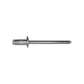 5/32"x7/32" Silver Dome Head Pan-L-Rivets, 1/16"-1/8" Grip, Steel Body, Steel Mandrel
