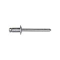 3/16"x9/32" Silver Dome Head Pan-L-Rivets, 1/16"-1/8" Grip, Steel Body, Steel Mandrel