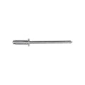 1/8"x3/8" Silver Countersunk Head Pan-L-Rivets, 3/16"-1/4" Grip, Aluminum Body, Aluminum Mandrel, 7/32"