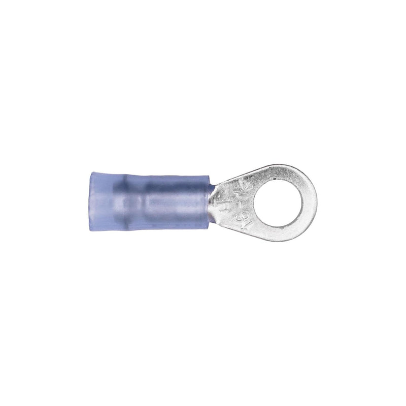 #8 Blue Solderless Ring Terminals, 16 to 14 Gauge