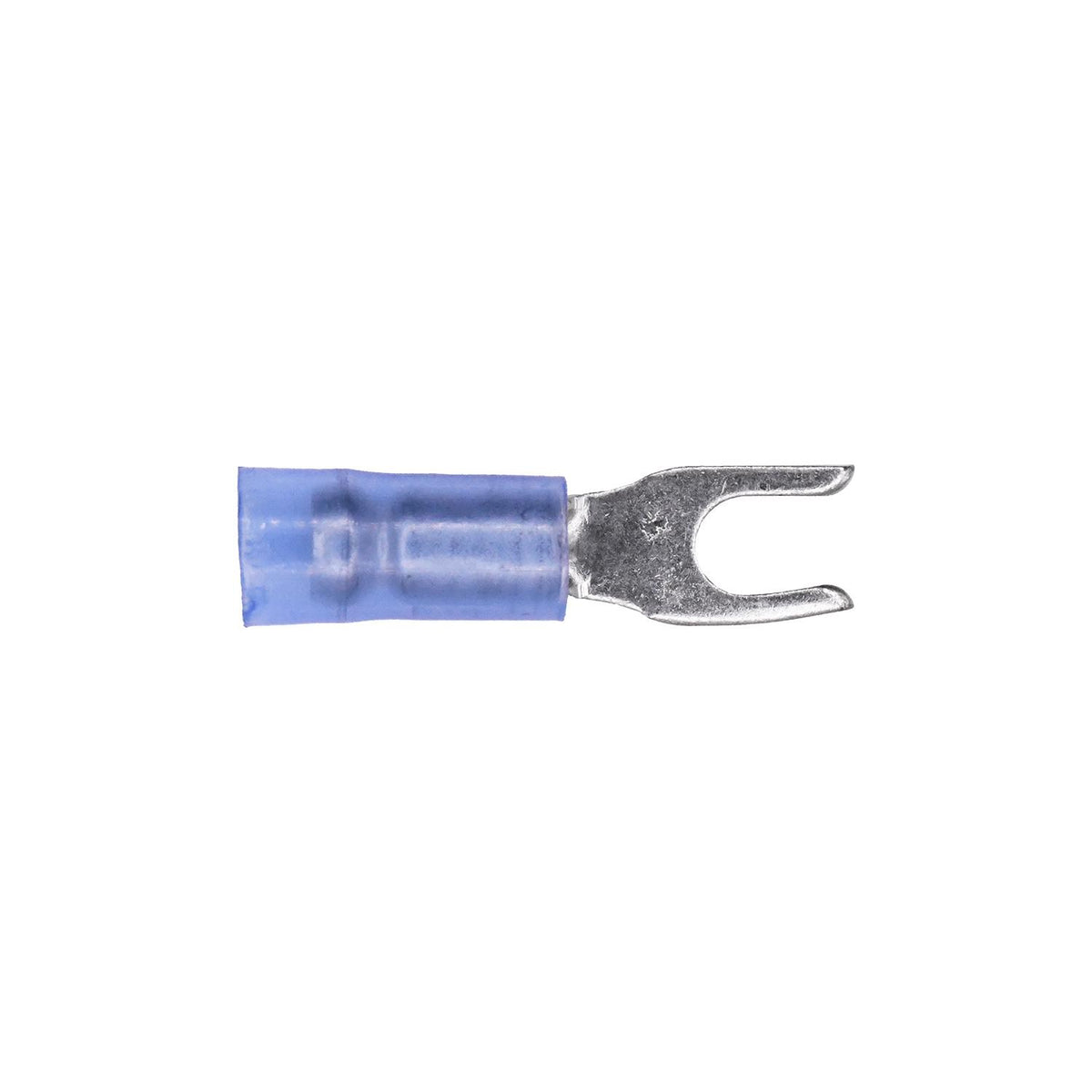 #4 Blue Solderless Fork/Spade Tongue Terminals, 16 to 14 Gauge
