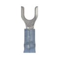 #8 Blue Solderless Fork/Spade Tongue Terminals, 16 to 14 Gauge