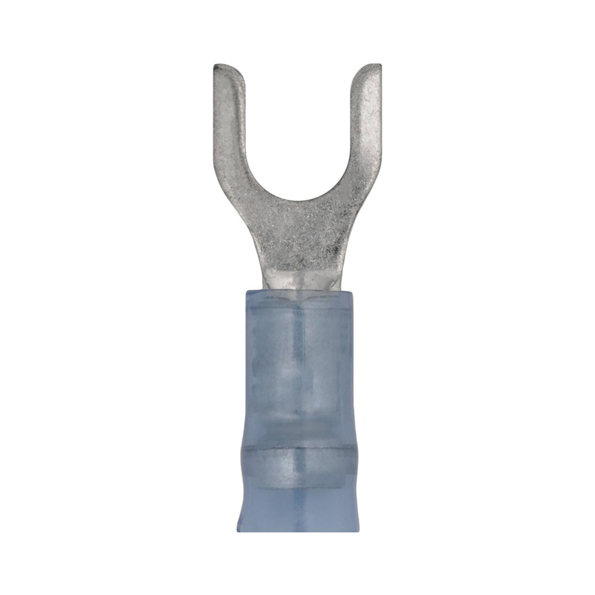 #8 Blue Solderless Fork/Spade Tongue Terminals, 16 to 14 Gauge