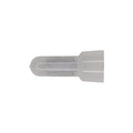 Clear Copper Closed End Butt Solderless Crimp Connectors 22-14 Gauge, Electro Tin Plated