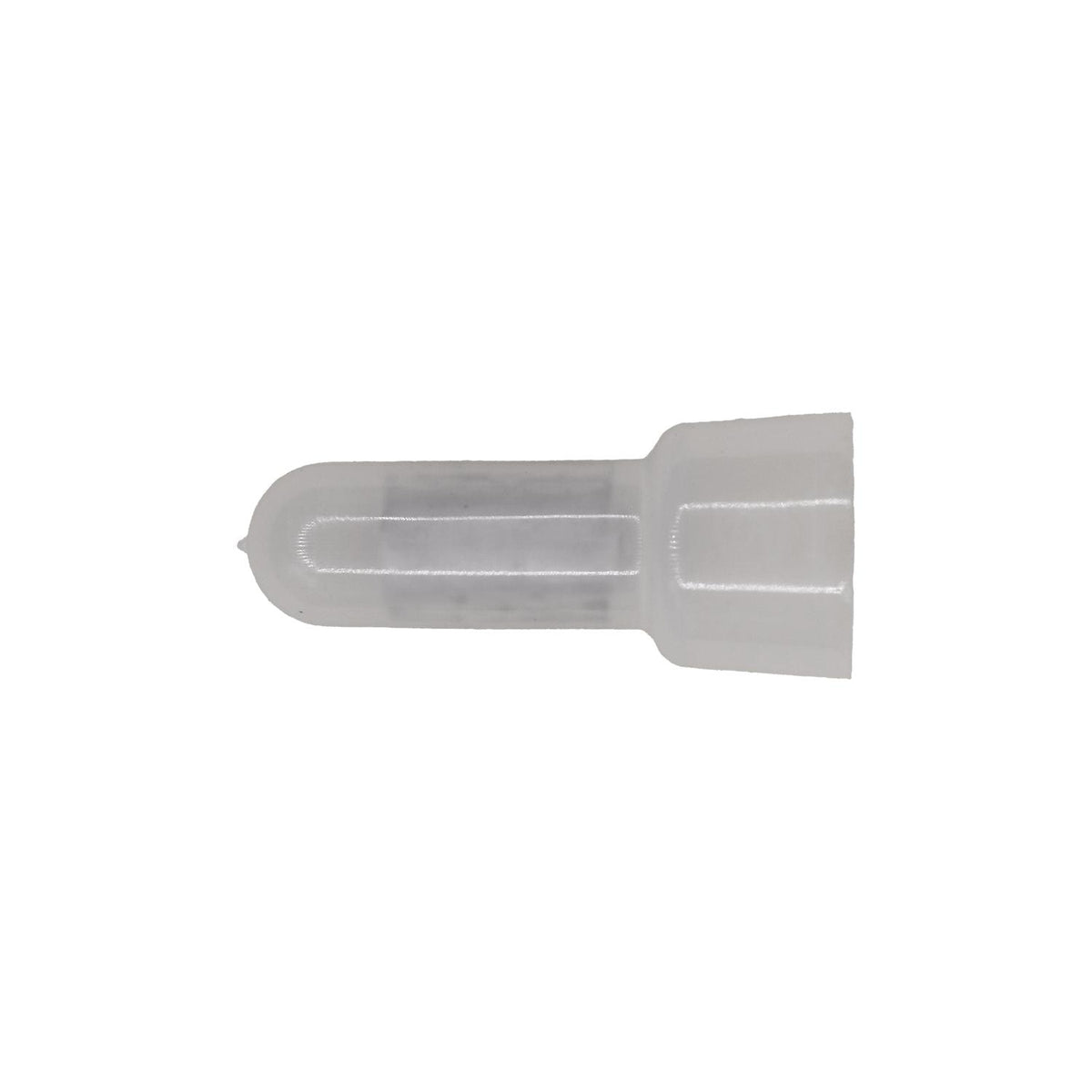 Clear Copper Closed End Butt Solderless Crimp Connectors 22-14 Gauge, Electro Tin Plated