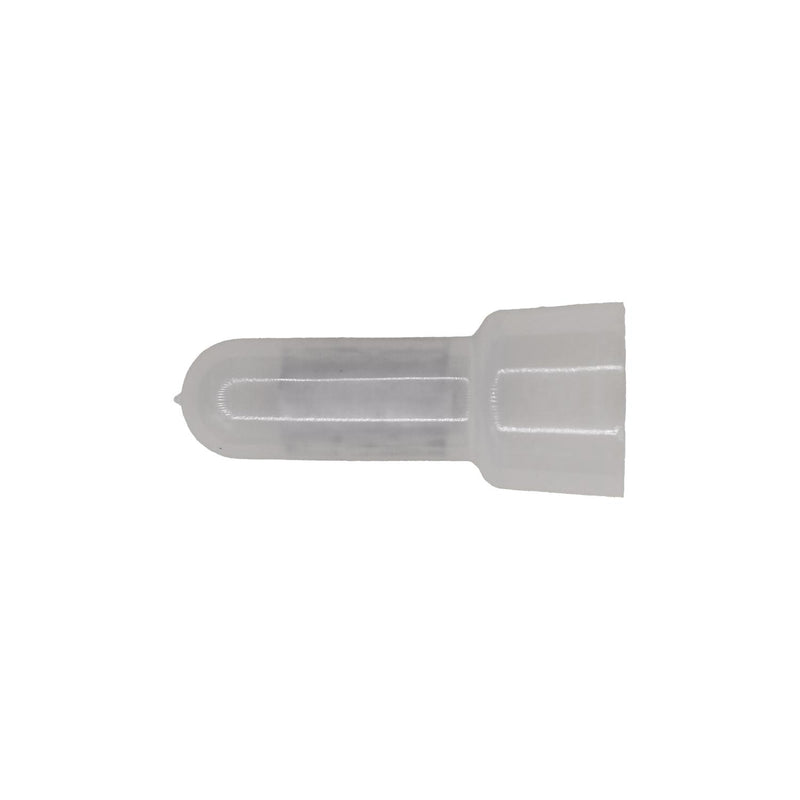 Clear Copper Closed End Butt Solderless Crimp Connectors 22-14 Gauge, Electro Tin Plated