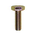 1/4"-20x3/4" Hex Head Grade 8 Cap Screw Alloy, Yellow Zinc Dichromate