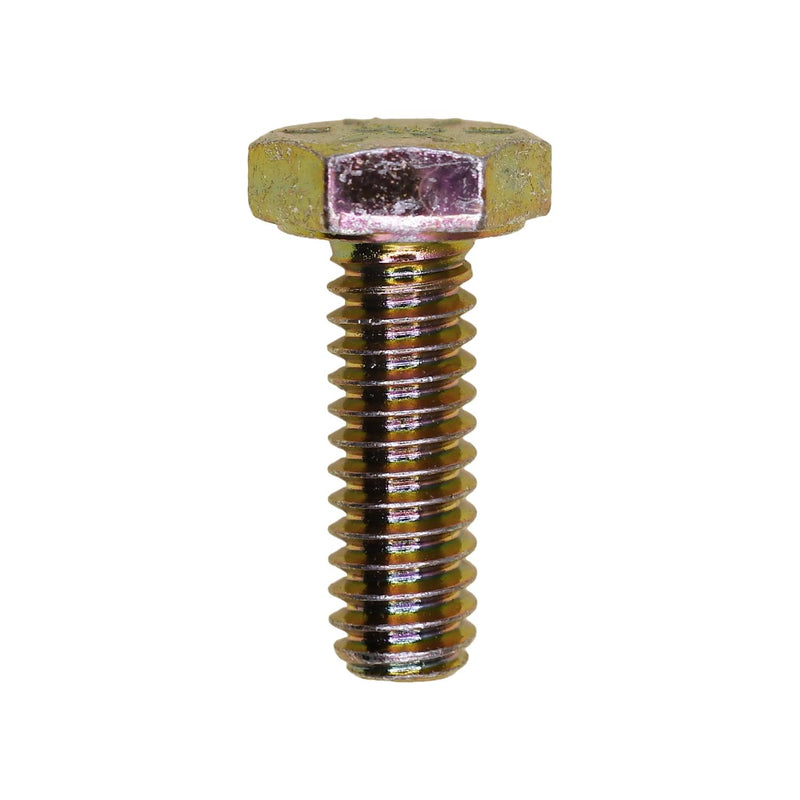 1/4"-20x3/4" Hex Head Grade 8 Cap Screw Alloy, Yellow Zinc Dichromate