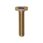 1/4"-20x1" Hex Head Grade 8 Cap Screw Alloy, Yellow Zinc Dichromate