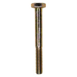 1/4"-20x2-1/4" Hex Head Grade 8 Cap Screw Alloy, Yellow Zinc Dichromate